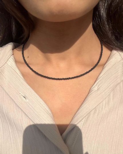 Black beaded Choker